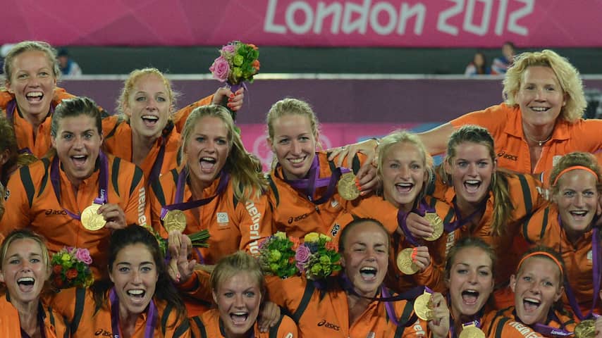 dames top goud