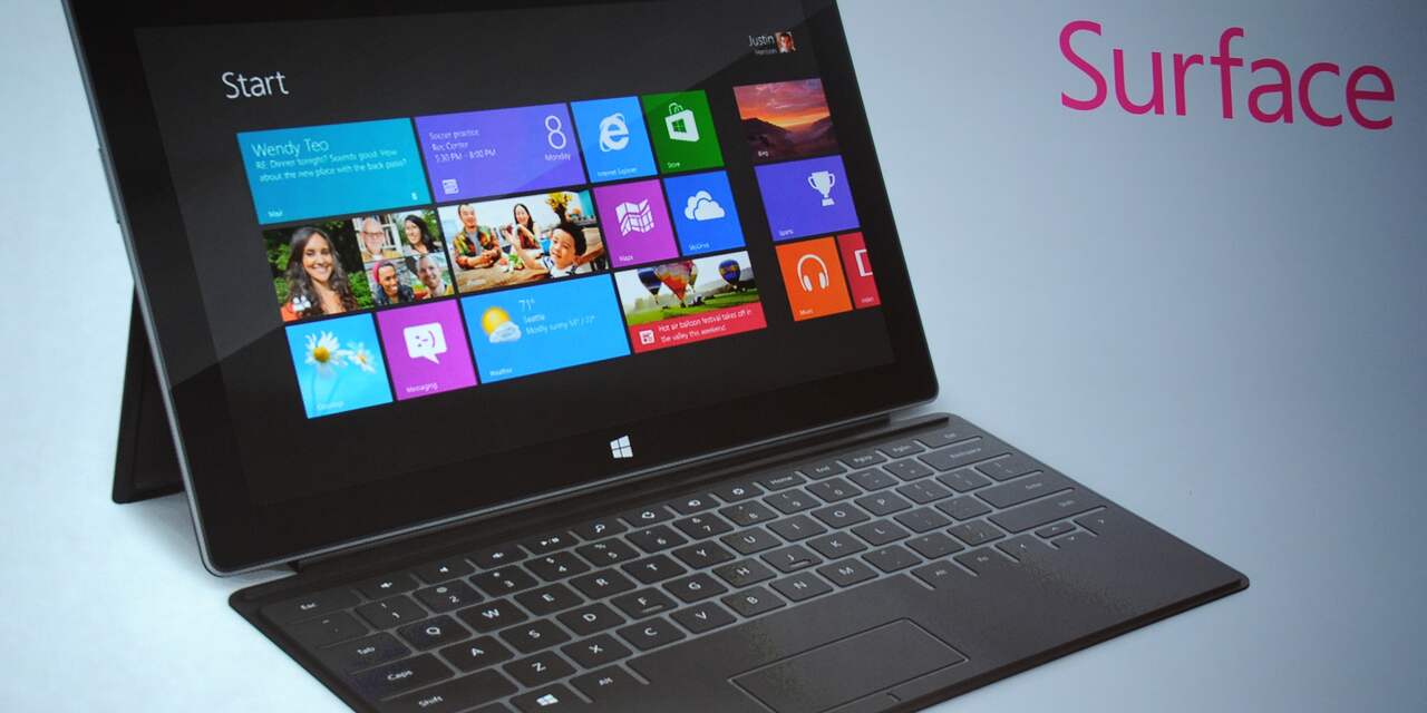 Microsoft brengt Surface-tablet naar Nederland  