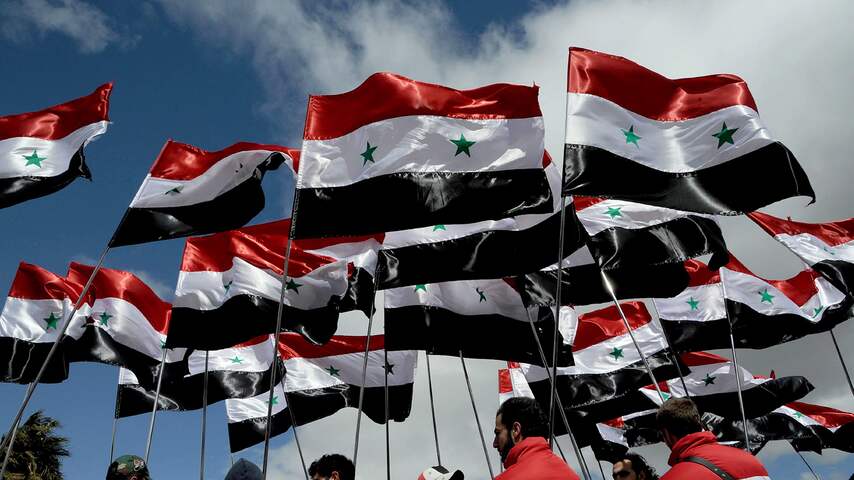 Pro-regering demonstratie Damascus