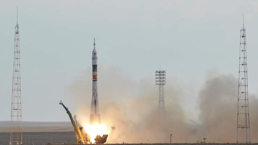 Lancering Soyuz in Kazachstan