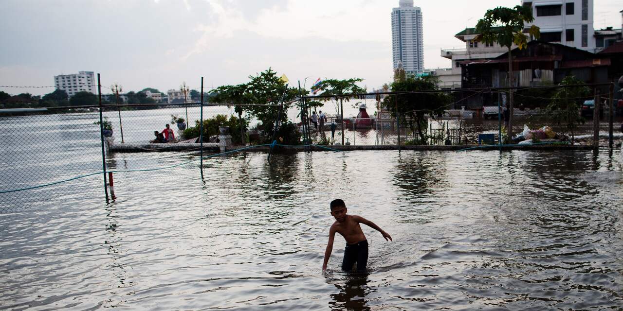 Water in Bangkok zakt in november