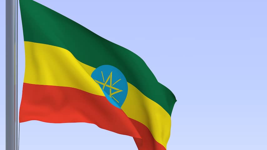 Ethiopie Ethiopische vlag