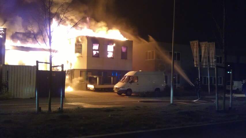 Grote brand in pand Vodafone 