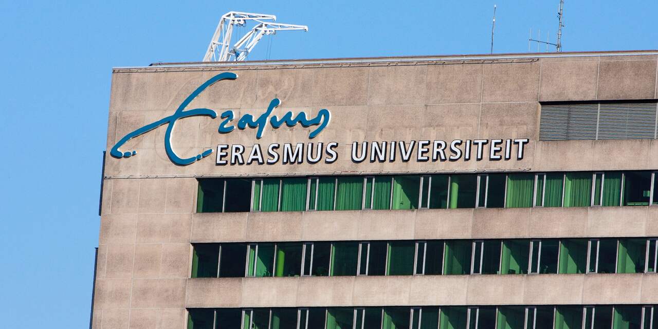 Brand bij campus Erasmus Universiteit