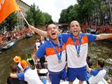 WK 2010, huldiging, Amsterdam