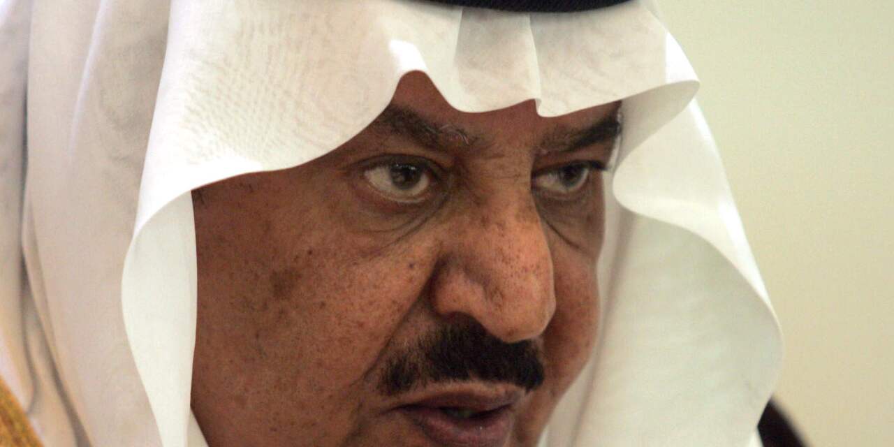 Nayef (78) nieuwe kroonpins Saudi-Arabië