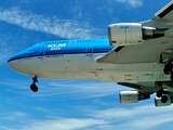 Landing van de KLM op st Maarten