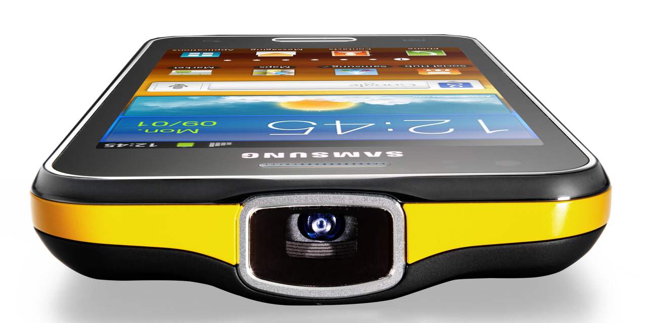 Samsung brengt smartphone met projector uit