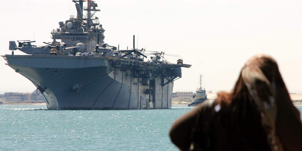 VS stuurt oorlogsschepen richting Iran om het land te waarschuwen
