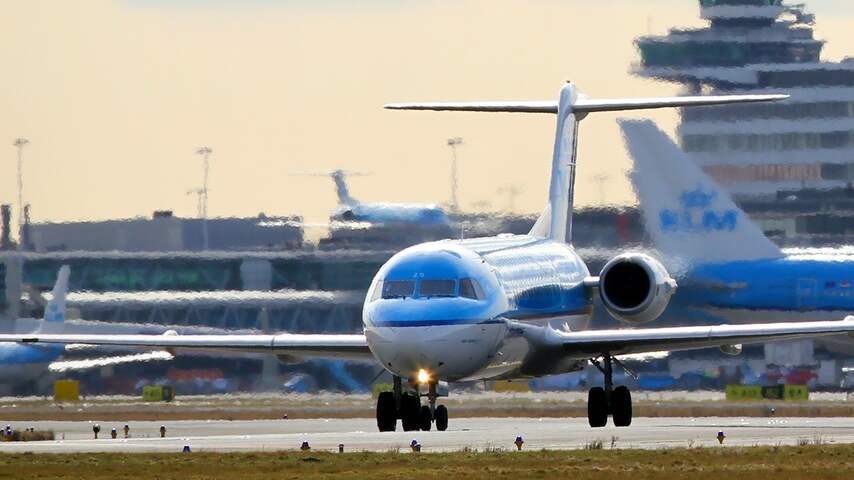 Drukte op luchthaven Schiphol
