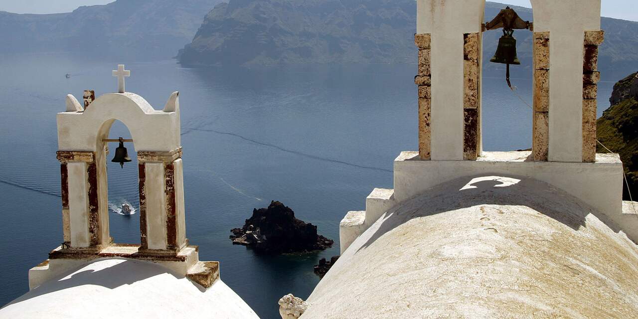 Vakantiebestemming Santorini zonder stroom