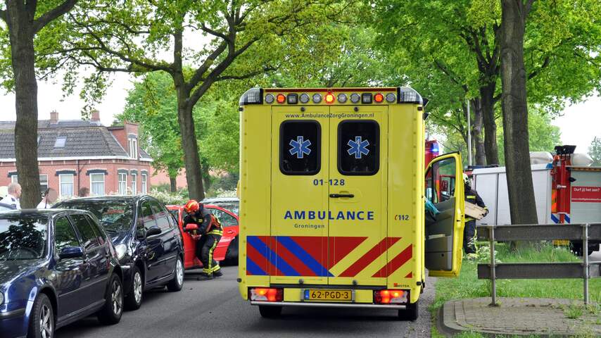 Twee gewonden na kettingbotsing in Kropswolde