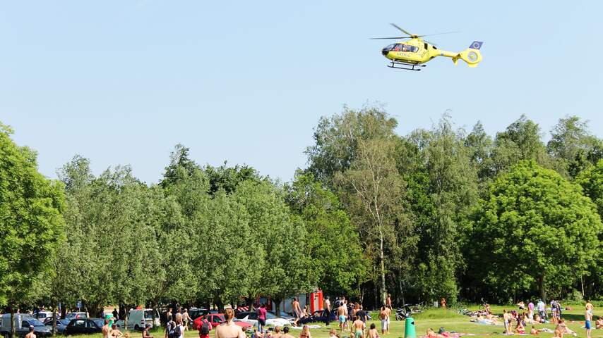 Vermiste zwemmer bij wythemerplas