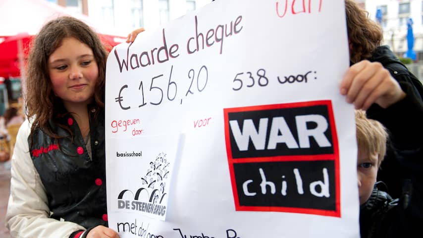 538 War Child actie in Roermond