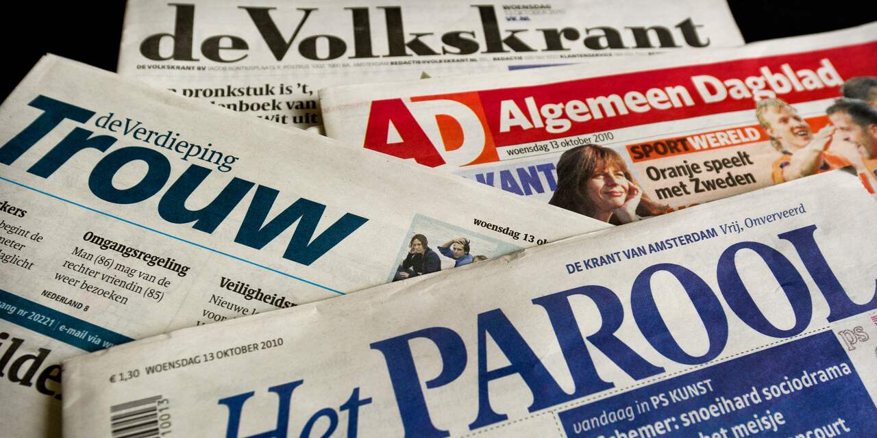 Bereik kranten nog steeds groter dan internet