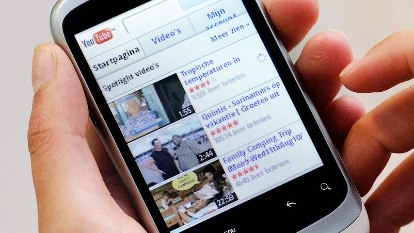 smartphone, HTC, mobiel internet, youtube, mobiel