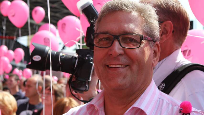Henk Krol op Roze Maandag van de Tilburgse kermis