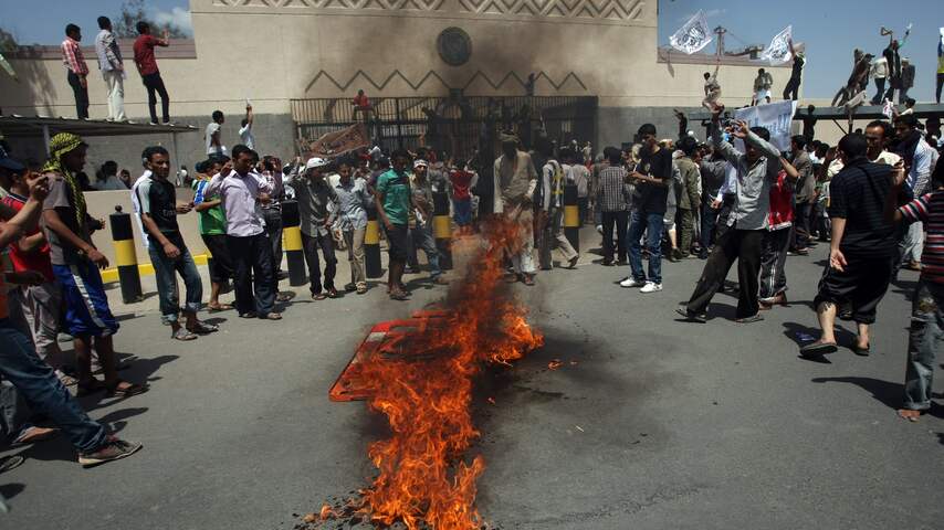 Ook protest VS-ambassade Jemen