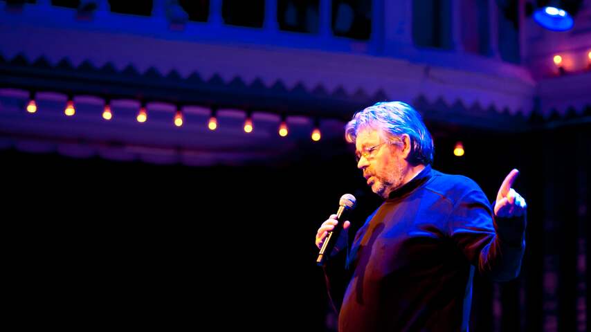 Oudejaarsconference van Maarten van Rossem in Paradiso