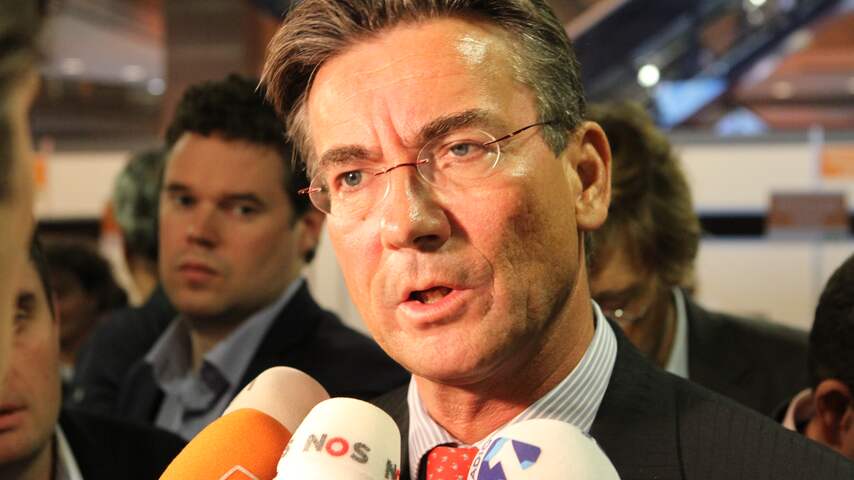 Maxime Verhagen bij het CDA-congres in Utrecht