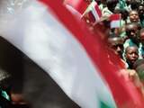 Demonstranten Sudan steunen Syrische bevolking