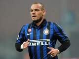 Nog geen rentree Sneijder bij Inter