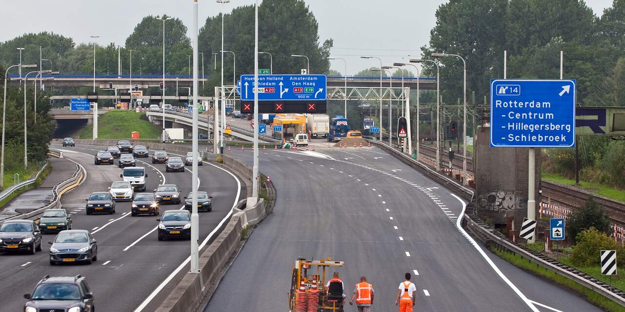 A50 richting Den Bosch afgesloten na ongeluk