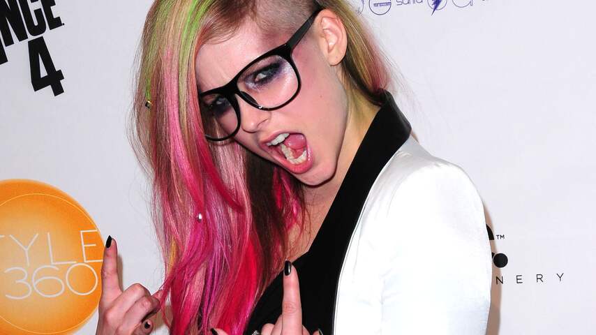 Avril Lavigne op Fashion Week