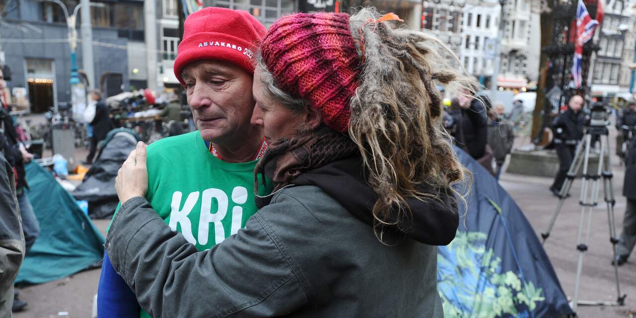 Amsterdamse Occupybetogers weer vrij