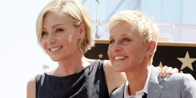 Ellen DeGeneres ster op Walk of Fame