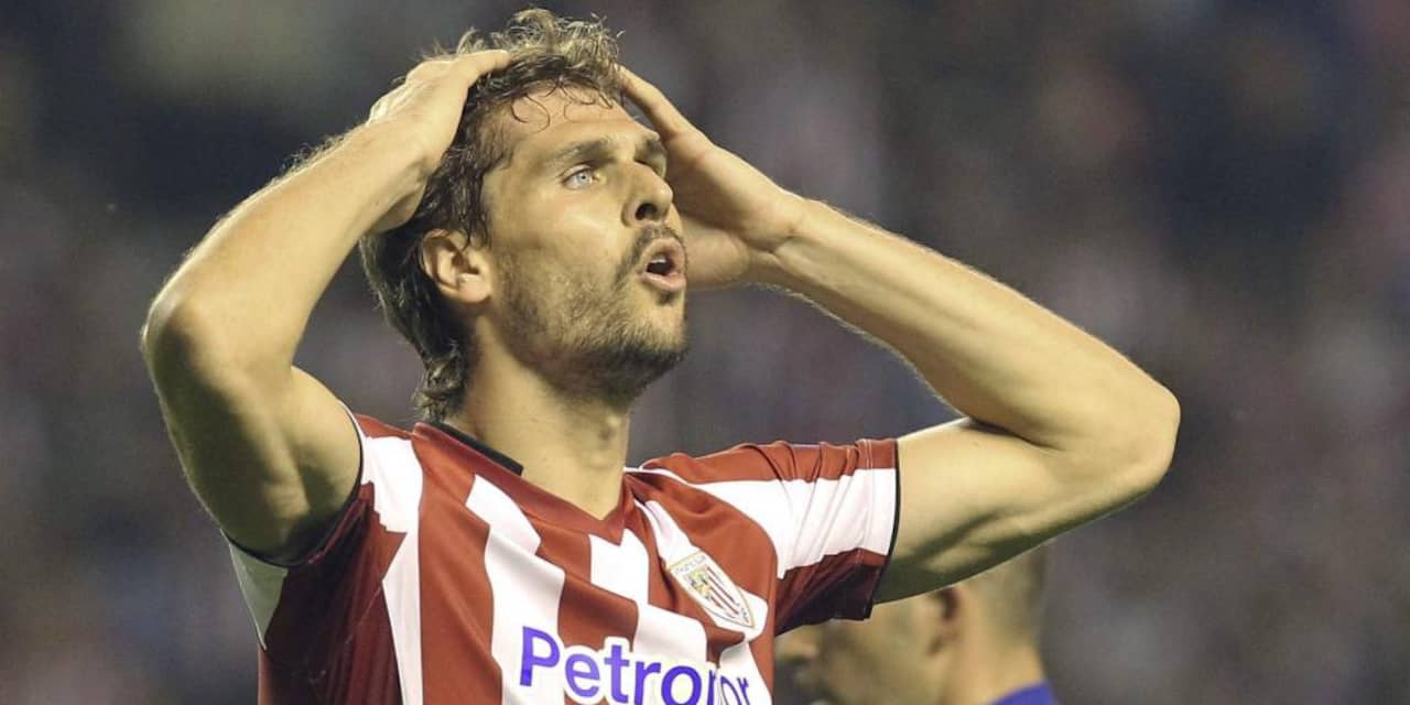 Llorente loopt boos weg van training Bilbao