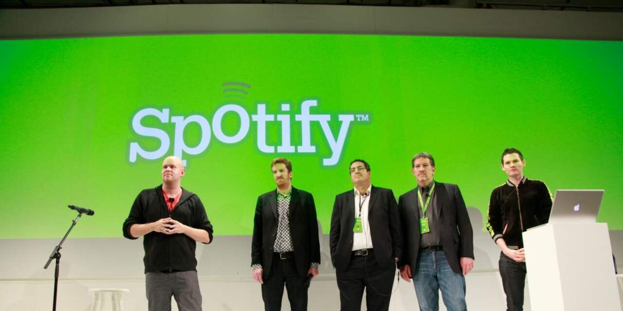 'Spotify komt langzaam uit de rode cijfers'