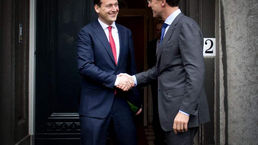 Eerste beoogde ministers bij Rutte