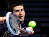 Djokovic stuit maandag in de finale op Roger Federer of Andy Murray.