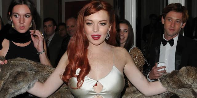 Lindsay Lohan op rode loper