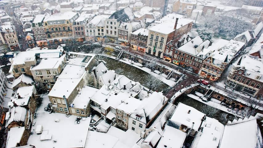 Sneeuw winter Utrecht