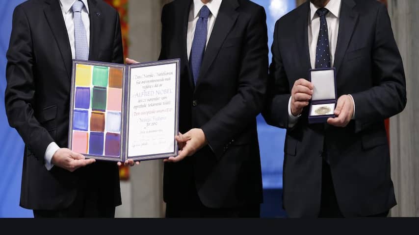 Nobelprijs aan Europese Unie uitgereikt
