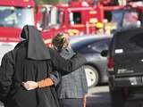 Schutter Newtown met geweld school betreden