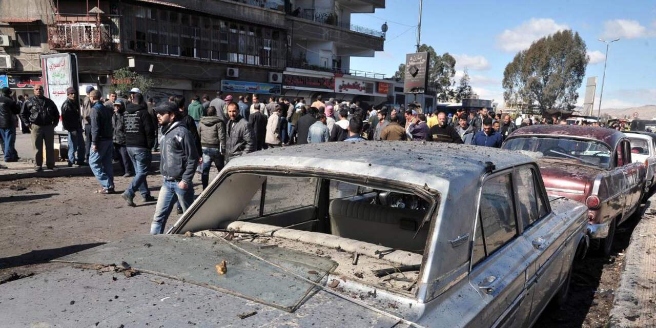 Bombardement op vluchtelingenkamp Damascus