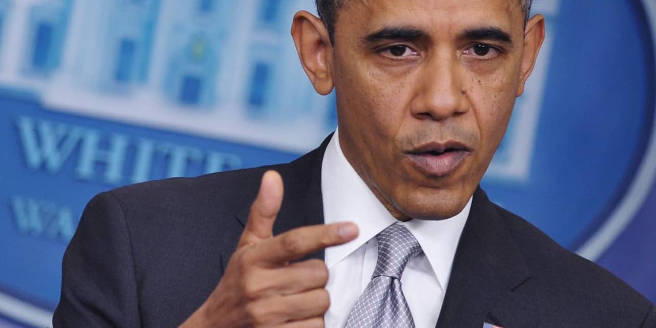 'Obama blijft bij oude plannen fiscal cliff'