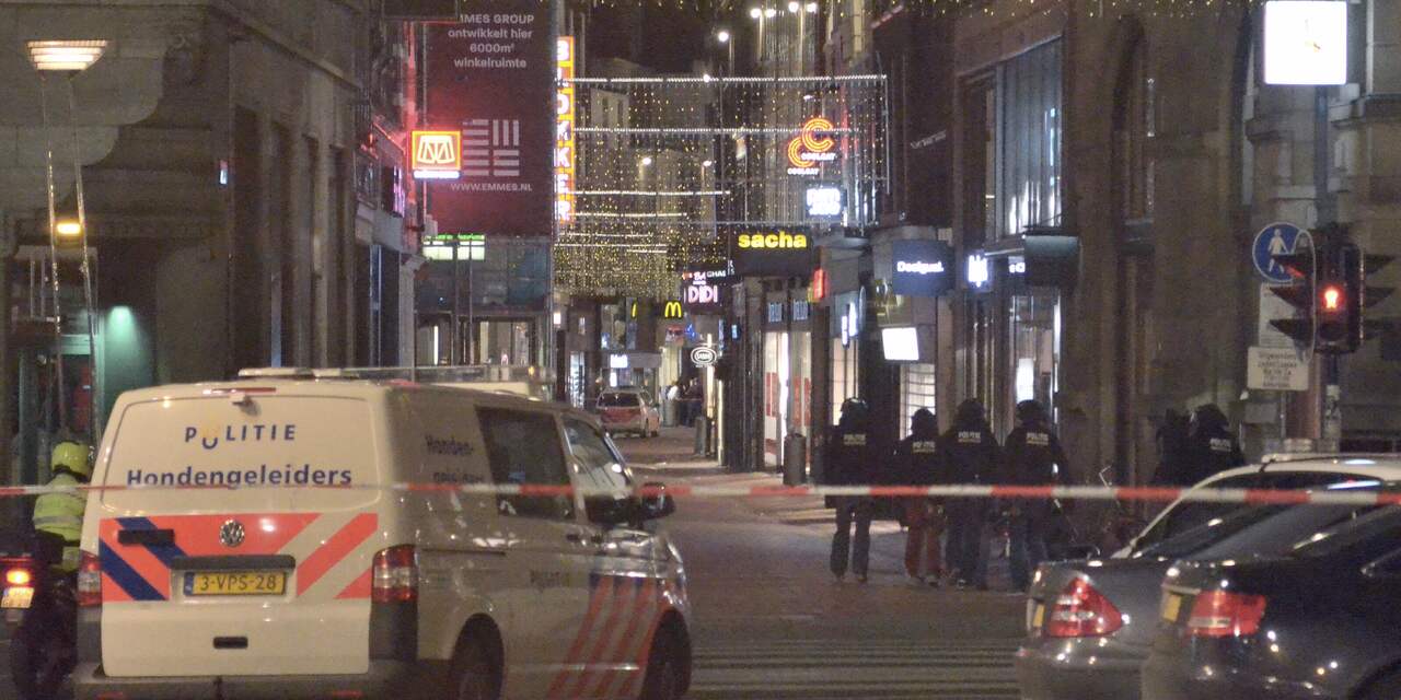Deel Amsterdamse Kalverstraat tijdelijk afgezet