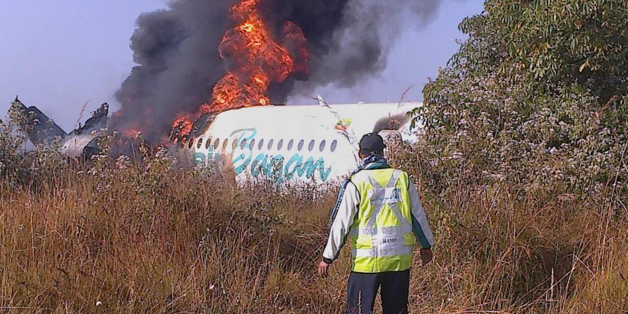 Doden bij vliegtuigcrash Myanmar