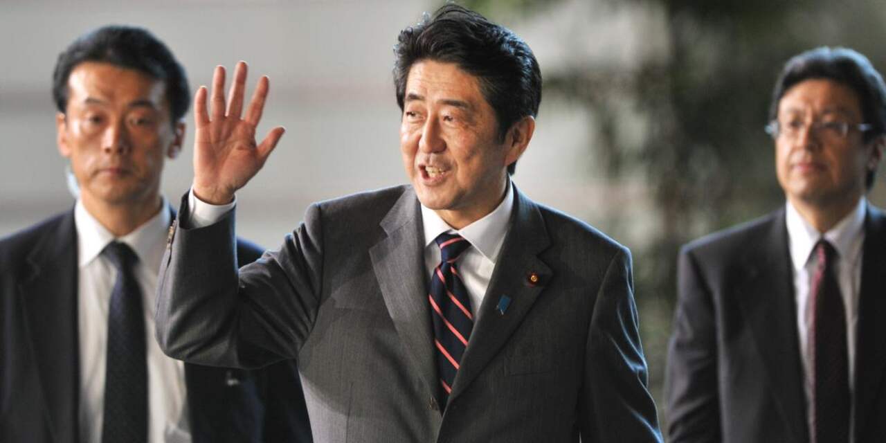 Abe gekozen tot premier door Lagerhuis Japan