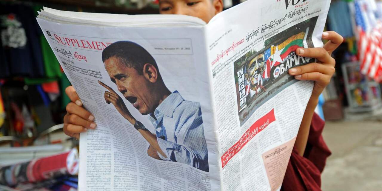 Meer krantenvrijheid in Myanmar