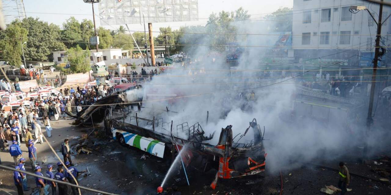 Doden door aanslag op bus Pakistan