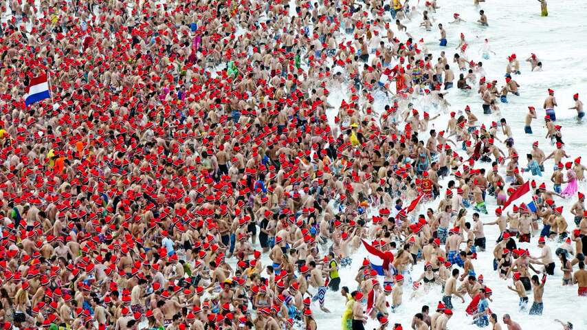 Nieuwjaarsduik Scheveningen