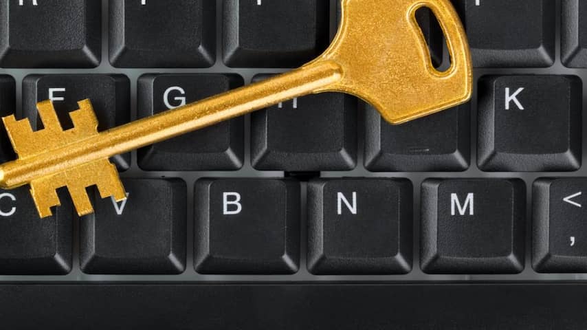Hacker hackers hack beveiliging sleutel