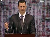 In een zeldzaam openbaar optreden heeft de Syrische president Bashar al-Assad opnieuw hard uitgehaald naar de oppositie. 