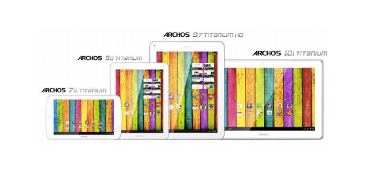 Archos introduceert Titanium-tabletserie
