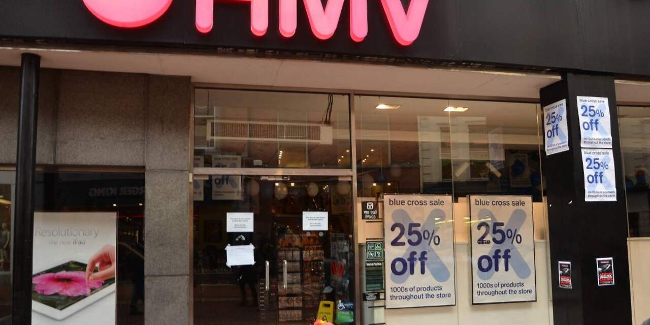 'Muziekwinkel HMV schrapt 400 banen'